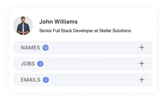 All-in-one solution for personal identity research