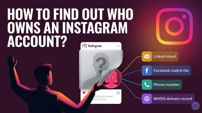 Finding the owner of an Instagram account illustration