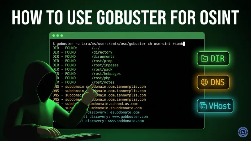 GoBuster OSINT tool terminal interface for penetration testing