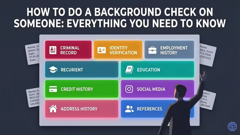 Background check on someone complete guide illustration