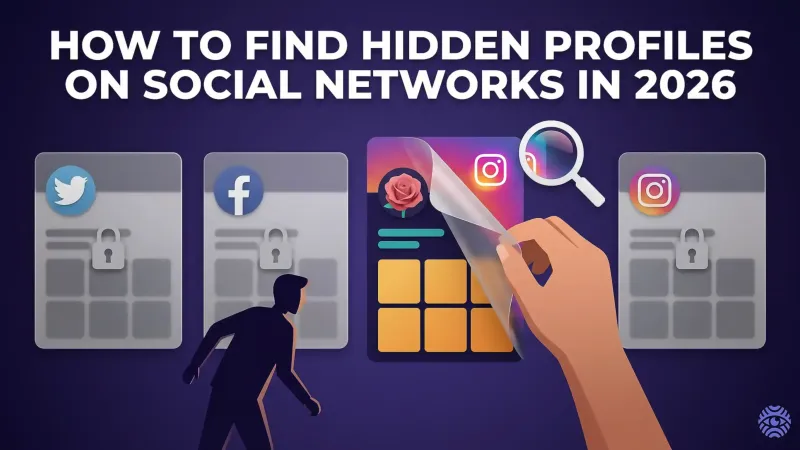 How to find hidden profiles on social networks illustration