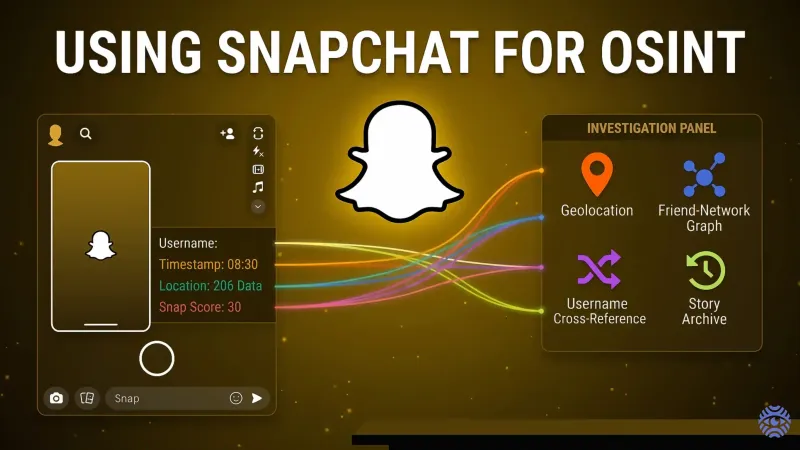 Using Snapchat for OSINT — illustration